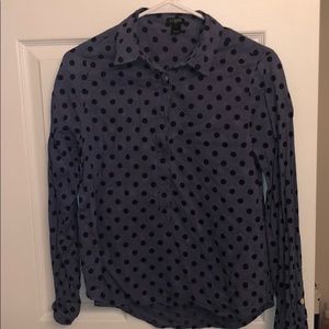 Collared j-crew shirt.